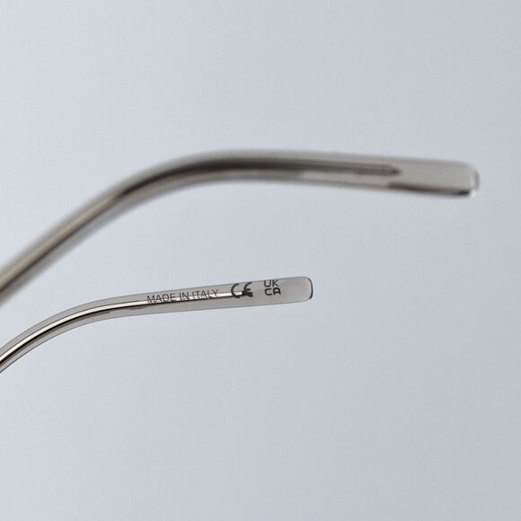 Saint Laurent Men BRAND NEW Eyeglasses Transparent Beige Pilot SL667OPT 003 - Picture 9 of 11